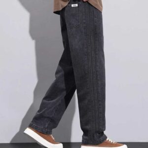 Dark Wash Denim Baggy Trouser
